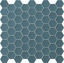 HEXA CADET BLUE MOSAIC 4,3X3,8 (31,6X31,6) MATT